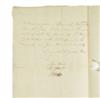 STEUBEN, FRIEDRICH WILHELM VON. Letter Signed, Steuben Maj: Genl, to Brigadier General George Weedon,